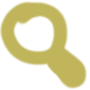 hand drawn search icon